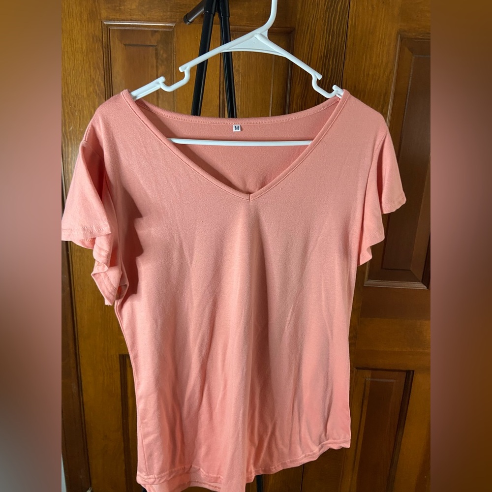 Ruffle sleeve top